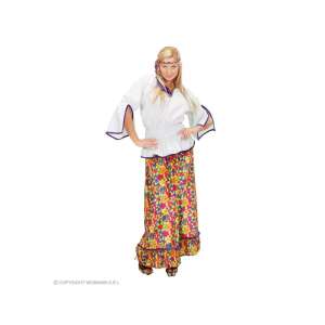 HIPPIE WOMAN KOSTÜM FÜR DAMEN GRÖßE: M 69674971 - Modă și îmbrăcăminte