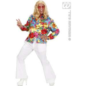 Blumenmuster Herrenhemd - 60er Jahre Stil - Größe M 69677479 - Zubehör Kleidung