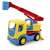 Wader Tech Truck Darus teherautó - Sárga/kék játék teherautó daruval