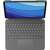 Logitech Combo Touch Hülle für iPad Pro 12,9 Zoll (2021) mit Tastatur und Trackpad, Oxford Grau