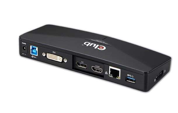 Club3D SenseVision USB 3.0 4K Dokkoló állomás