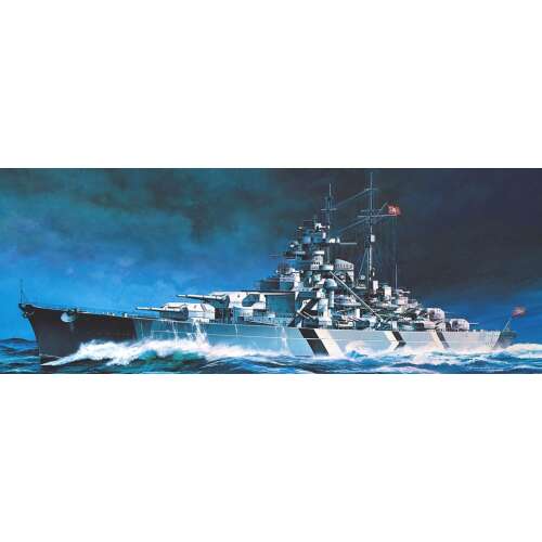 Academy Bismarck csatahajó műanyag modell (1:800)