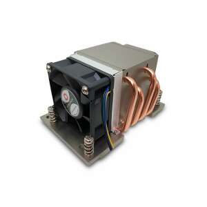 Inter-Tech A-38 PWM CPU Kühler, schräge Ansicht - PC-Ventilator