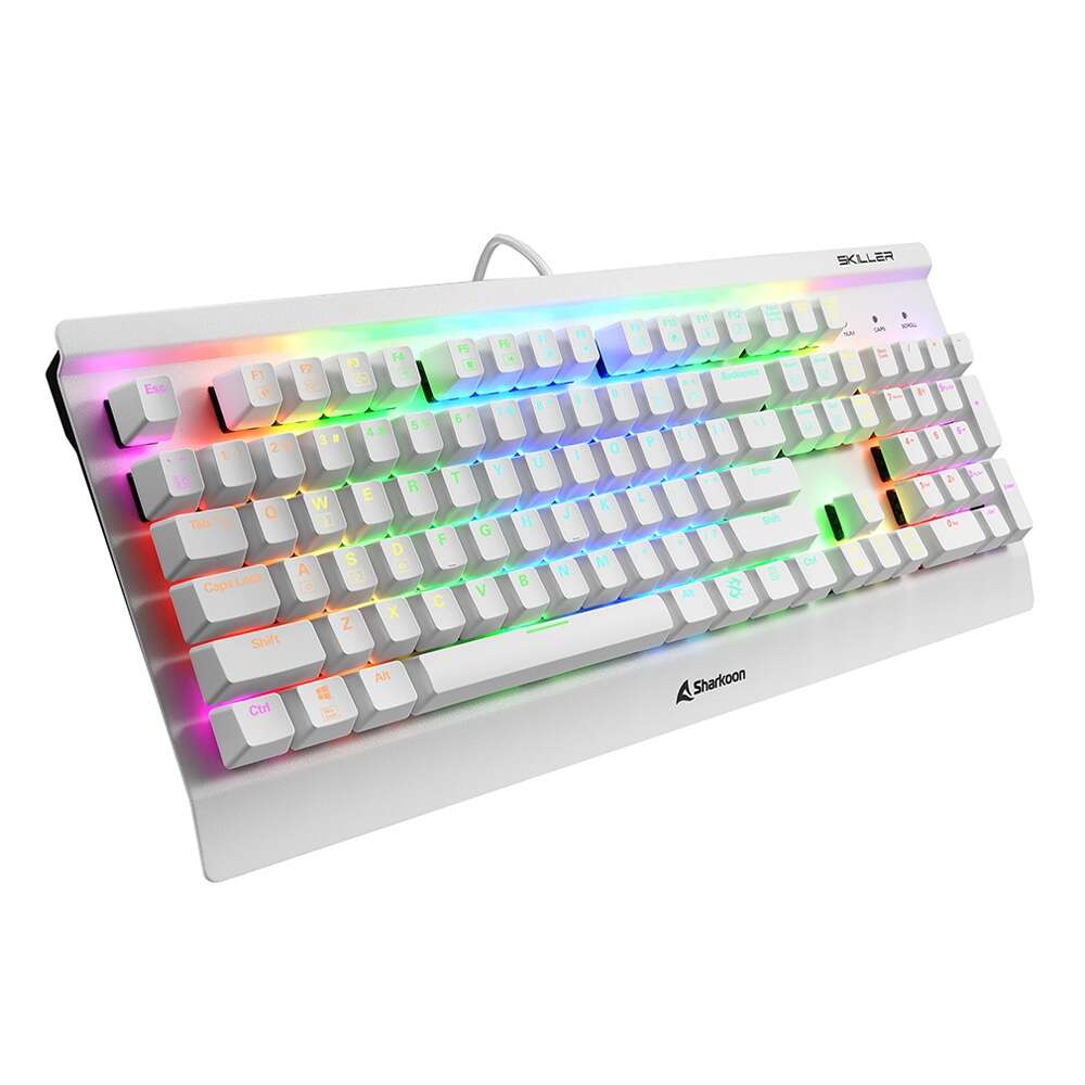 Sharkoon SKILLER SGK3 White (Brown Switch) USB Gaming Billentyűze...