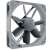 Noctua NF-S12B redux-1200 120mm PWM fan, grey, front view