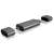 Cititor de carduri RaidSonic IcyBox IB-CR200-C USB 3.0 cu conectori USB-C și micro-USB