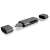 Czytnik kart RaidSonic IcyBox IB-CR200-C USB 3.0 z złączami USB-A, micro-USB i USB-C
