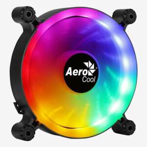 AeroCool Spectro 120mm FRGB RGB LED Lüfter, 120mm, schwarz, Regenbogen, Computerlüfter - PC-Ventilator