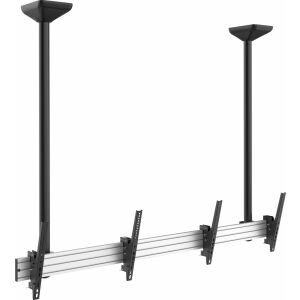Equip 650373 ceiling mount for 45-55 inch TVs, black steel construction - TV Stand and Wall Mount