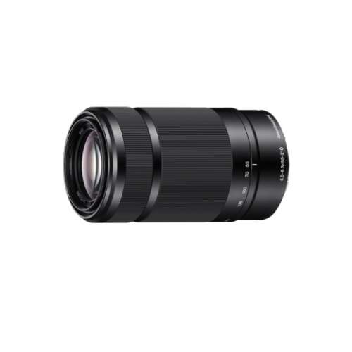 Sony 55-210mm f/4.5-6.3 OSS Telezoomobjektiv für Sony E-Mount Kameras, schwarz