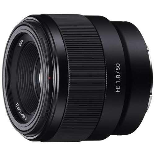 Sony FE 50mm f/1.8 prime lens for full-frame cameras