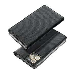 Haffner S-Book Xiaomi Mi 11 Black Leather Case, Flip Case, Stand Function, Magnetic Closure, Camera Cutout - Phone Case