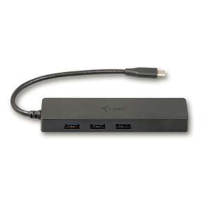 I-TEC C31GL3 Slim Hub USB-C z 3 portami USB 3.0 i Gigabit Ethernet - Koncentrator USB