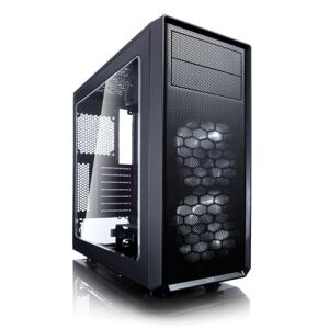 Fractal Design Focus G Window Black PC Case angled view - Computer Case