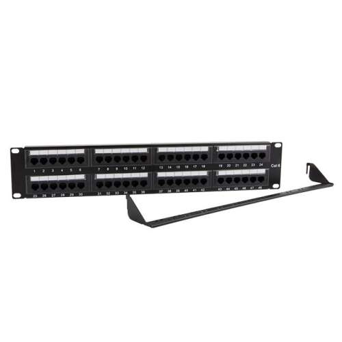 Gembird NPP-C648CM-001 19 Zoll 48 Port Cat 5e Patchpanel