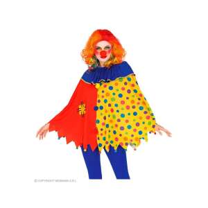 Bohóc poncsó női jelmez felnőtt általános méretben