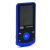 Trevi MPV1725A MP3 player, blue, angled view