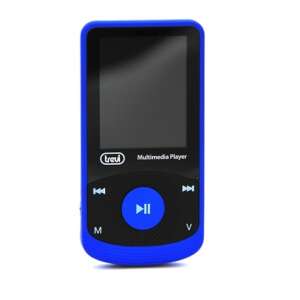 Trevi MPV1725A blue multimedia player, front view - MP3 & MP4 Player