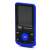 Trevi MPV1725A blue multimedia player, side view