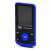 Trevi MPV1725A blue multimedia player, side view