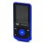 MP3 prehrávač Trevi MPV1725A, modrý, pohľad z uhla