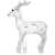 Retlux Acrylic Deer Christmas Ornament
