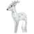 Retlux Acrylic Deer Christmas Ornament