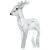 Close-up of Retlux LED Acrylic Deer Christmas Decoration