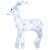 Illuminated Retlux LED Acrylic Deer for Christmas