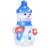 Retlux Akril hóember 30 led RXL 254, LED snowman with blue hat and scarf, 30 LED lights, side view