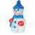Retlux Akril hóember 30 led RXL 254, LED snowman with blue hat and scarf, 30 LED lights, side view