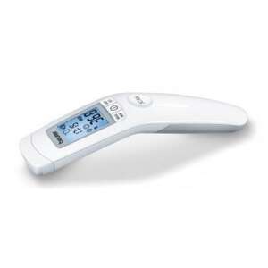 Beurer FT 90 non-contact infrared forehead thermometer, white, digital display, easy to use, accurate temperature measurement - Thermometer