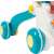 M-Toys 2 in 1 Walker and Activity Table with sound and light effects, blue, wheels