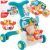 M-Toys 2in1 baby walker and activity table packaging and product