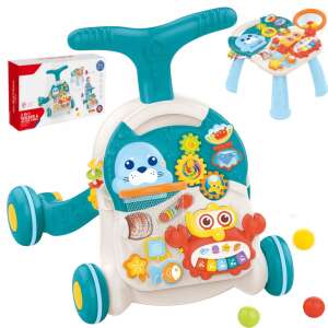 M-Toys 2in1 Walker and Activity Table with Sound and Light Effects #blue