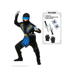 Ninja - kék fiú jelmez 128-as méretben 81469960 Jelmez gyerekeknek