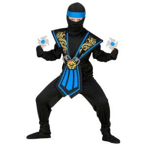 Widmann Ninja Kostüm für Jungen - Blau - 140 94417020 - Widmann