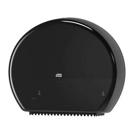 Dozownik papieru toaletowego TORK, system T1, Elevation, TORK "Jumbo", czarny