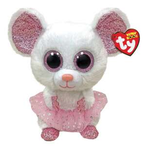 Ty Beanie Boos Nina Egér Plüssfigura - 24 cm