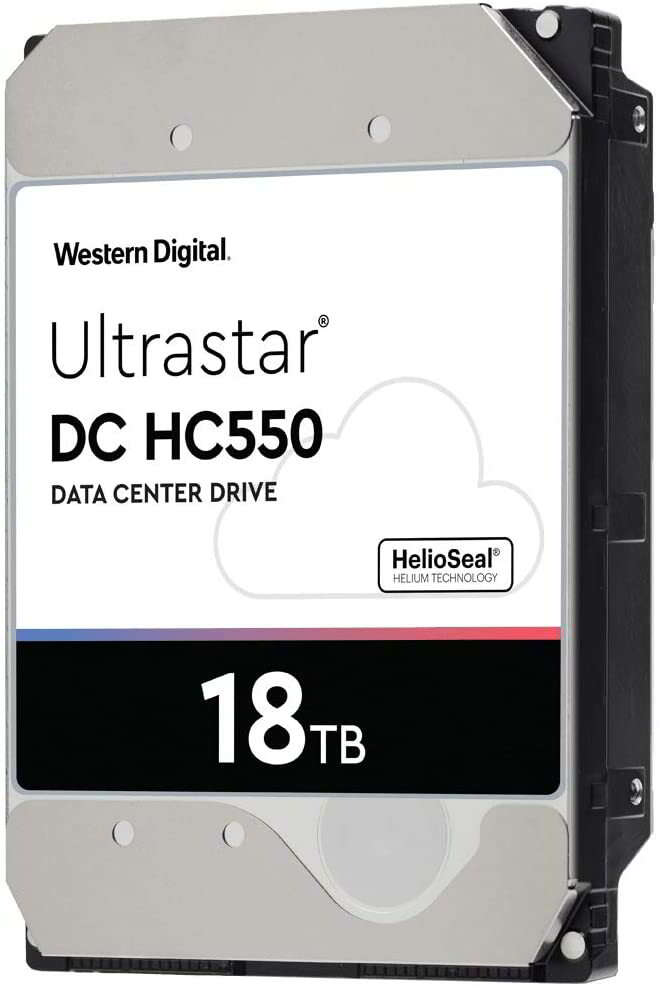 Western digital 18tb ultrastar dc hc550 sata3 3.5" szerver hdd