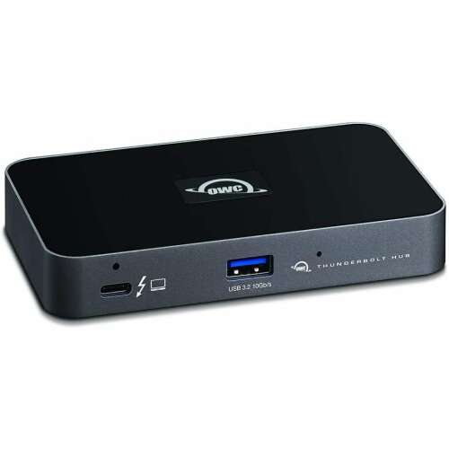 OWC Thunderbolt Hub, 4 Thunderbolt 4 Ports, USB-A 3.2 Gen2, 60W Stromversorgung