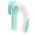 Gallet Alette fabric shaver, white and mint green, removes lint and fuzz from clothes