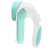 Gallet Alette fabric shaver, white and mint green, removes lint and fuzz from clothes