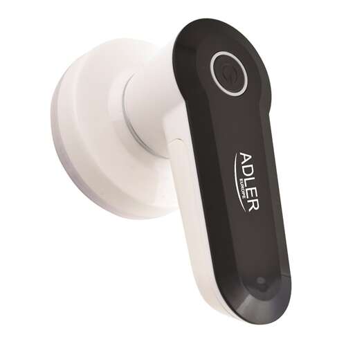 Adler lint remover, AD9615, white and black, angled view