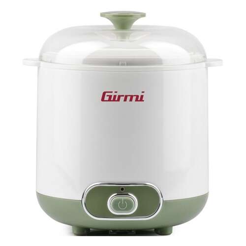 Mașină de făcut iaurt Girmi YG02, alb și verde, capacitate 1,5L