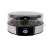 Adler AD4476 yogurt maker, black and silver, with 7 glass jars