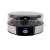 Adler AD4476 yogurt maker, black and silver, with 7 glass jars