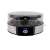 Adler AD4476 Yogurt Maker, black and silver, with 7 glass jars and a clear lid