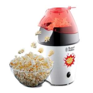 Maszyna do popcornu Russell Hobbs, biała i czerwona, robienie popcornu w misce - Russell Hobbs