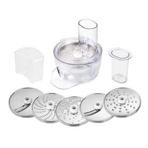 ETA 002895030 Slicer Attachment with 5 stainless steel discs for Gratus, Gustus, Gratussino, Mezo, and Meno kitchen machines - Handheld slicer